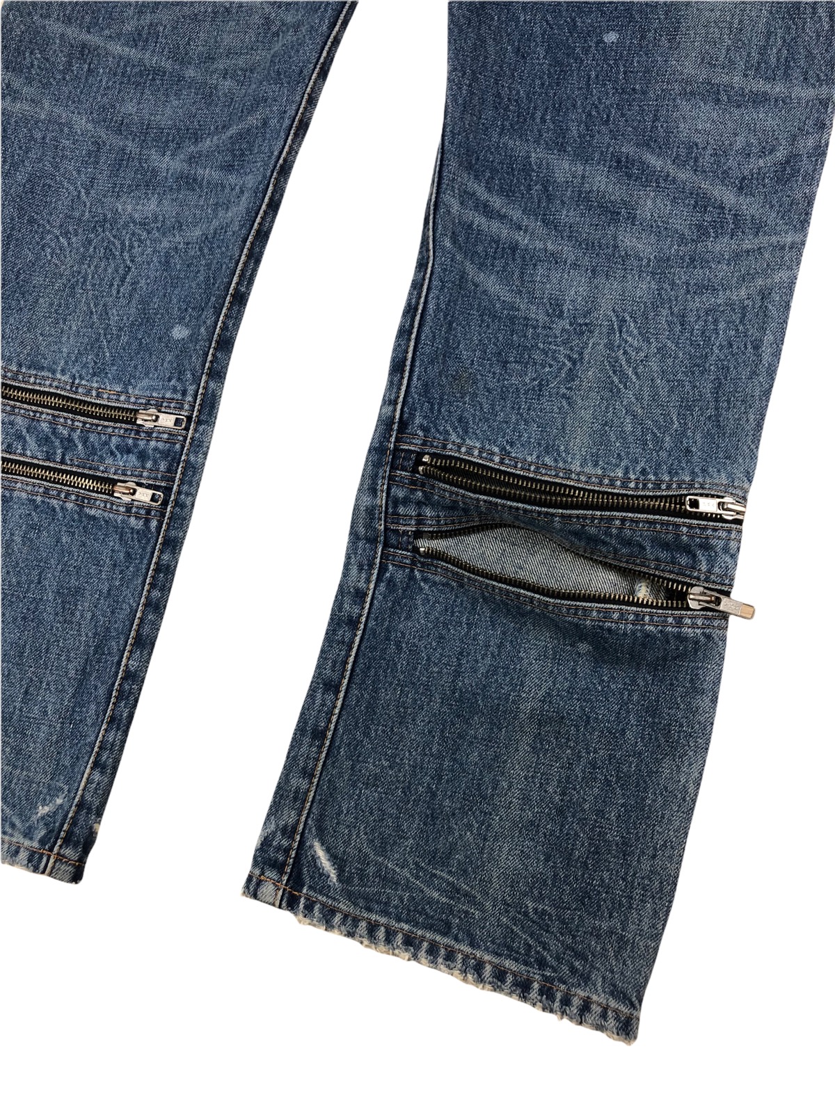 1990s RNA Multi zipper Seditionaries Punk Style Jeans - 9