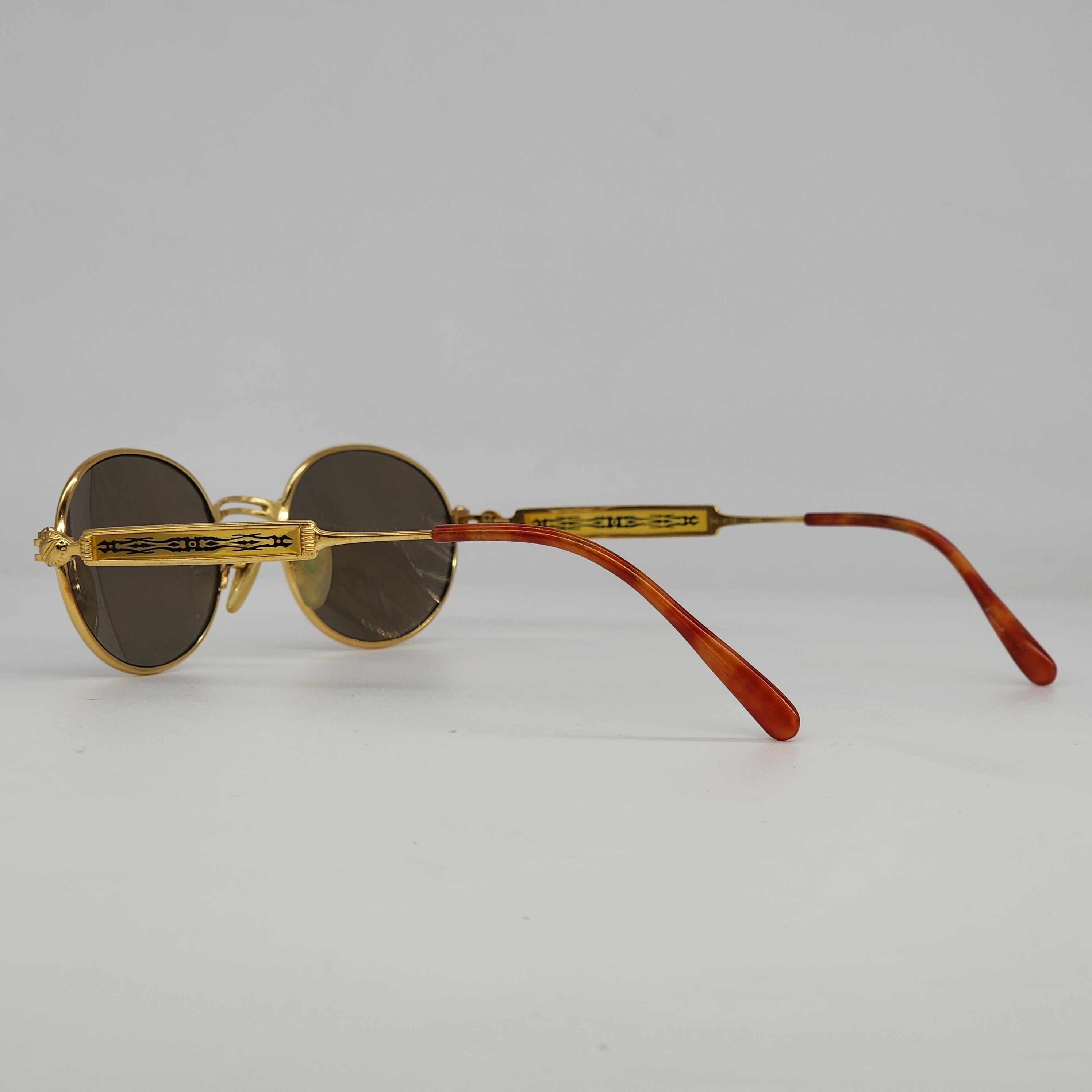 Vintage - Jean Paul Gaultier - 56-4170 1990s Oval Sunglasses - 5