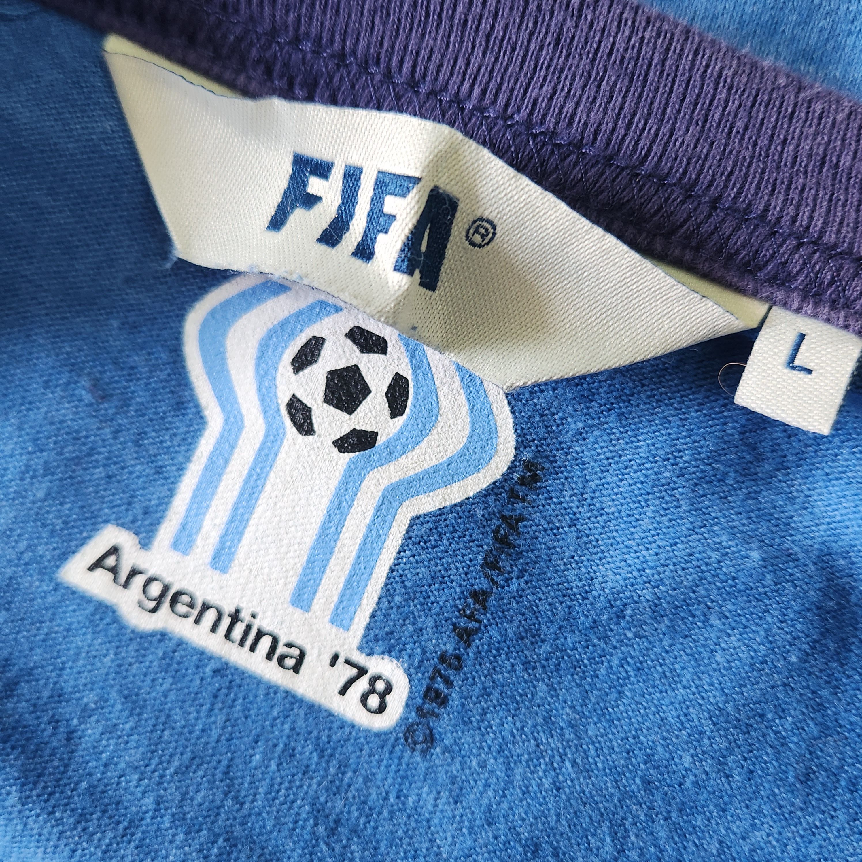 Vintage FIFA World Cup Memorable TShirt Argentina 78 - 12