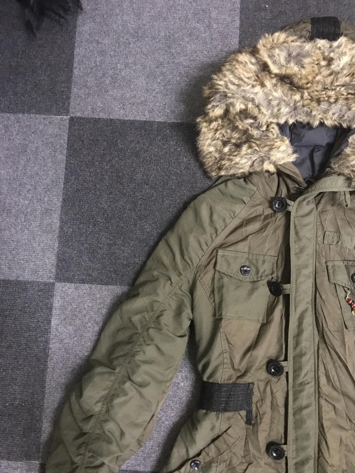 PAR7 DIESEL Italy Very Rare Archival Two Tone Military Parka - 4