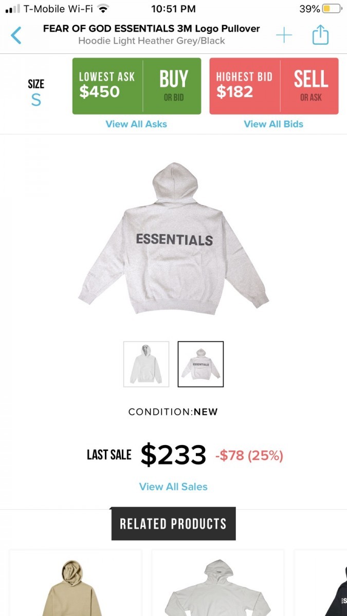 Essentials 3m Hoodie - 8