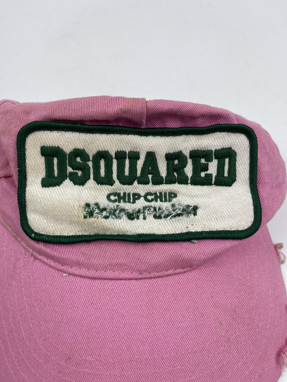 distressed dsquared2 trucker hat cap tc6 - 9
