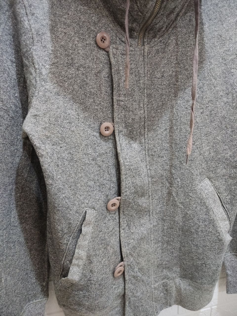 Archival Clothing - Japanese Brand Three Stones Throw Wool Hooded Jacket - 7