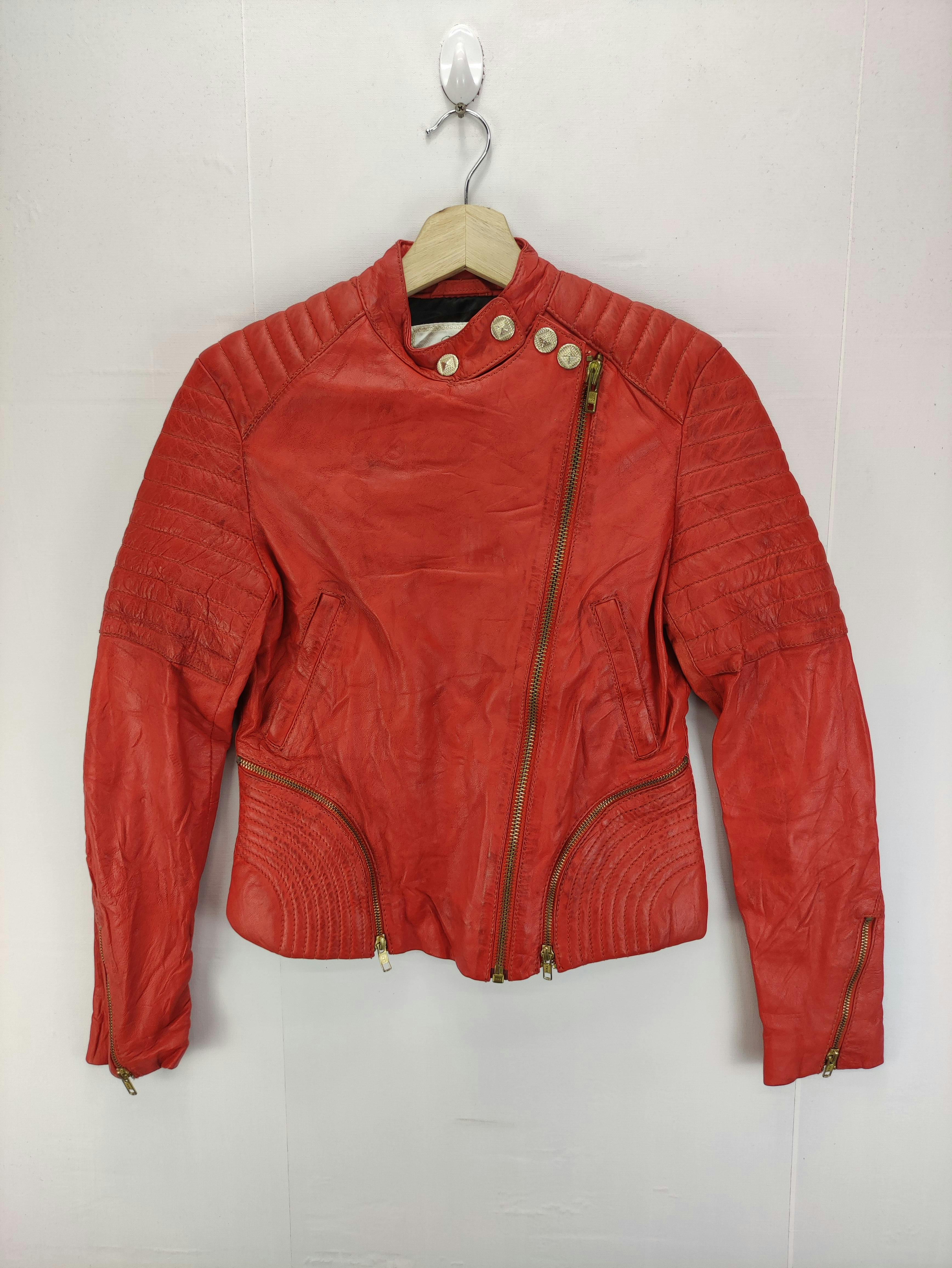 Vintage GG Lady Leather Jacket Zipper - 1