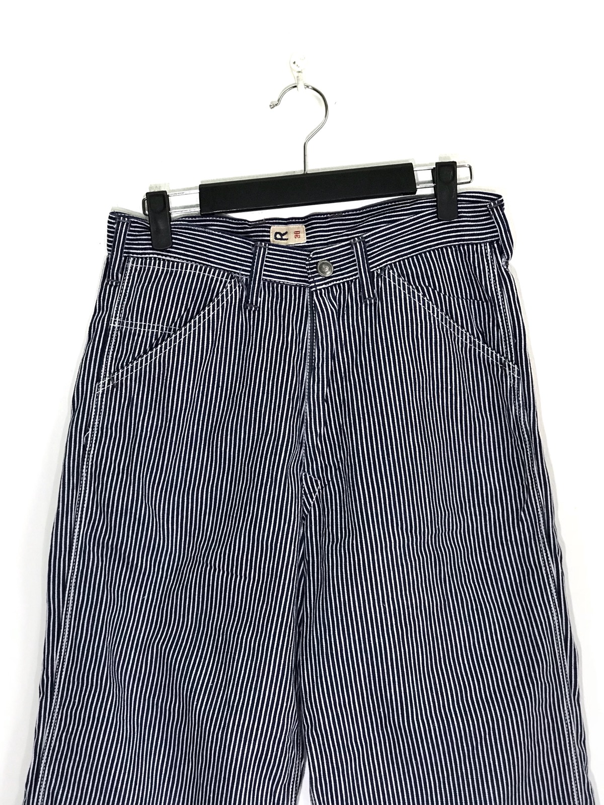 45rpm - R By 45rpm Hickory Striped Cropped Denim Pant Made In Japan - 3