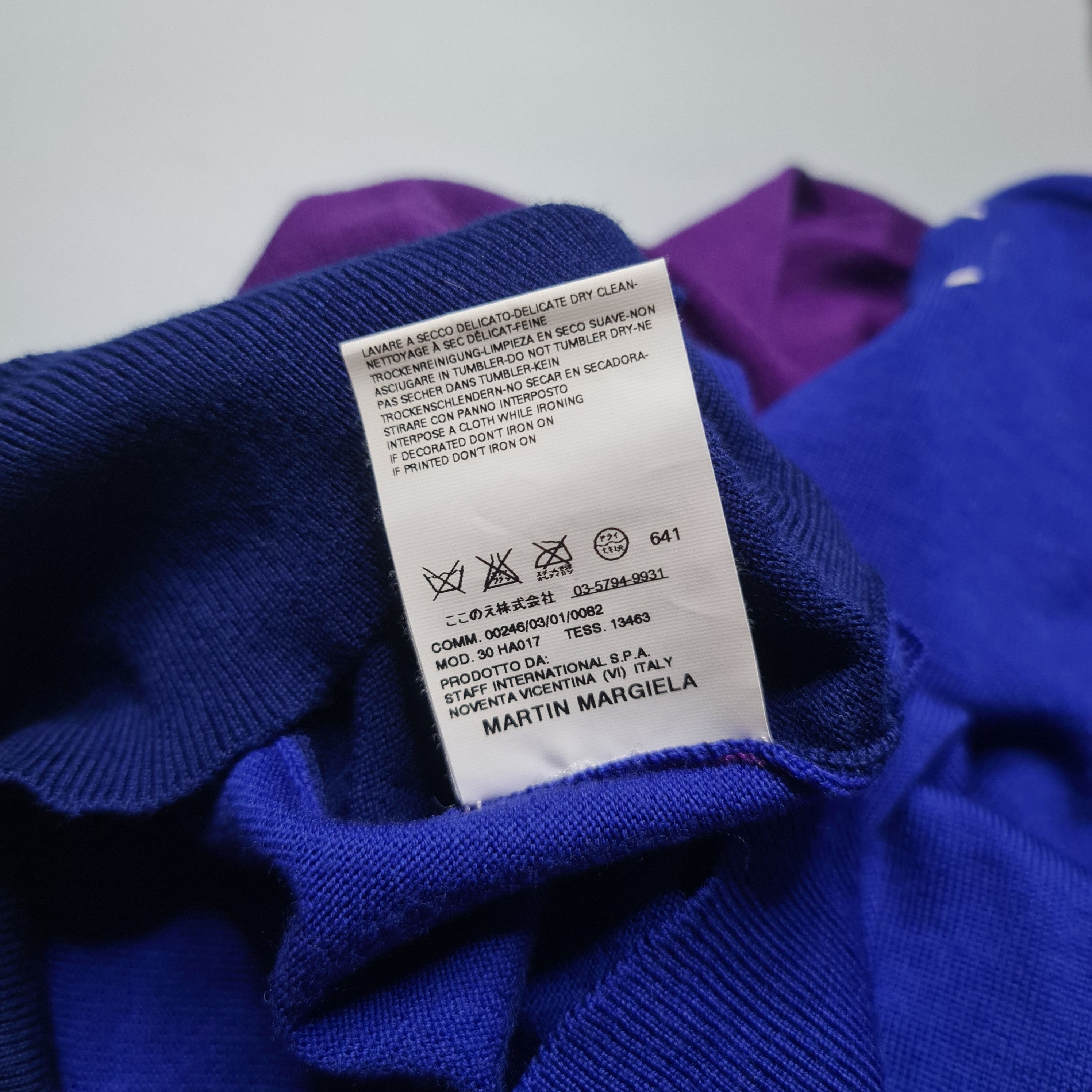Margiela Line 10 - AW08 Colorblock Wool Sweater - 6
