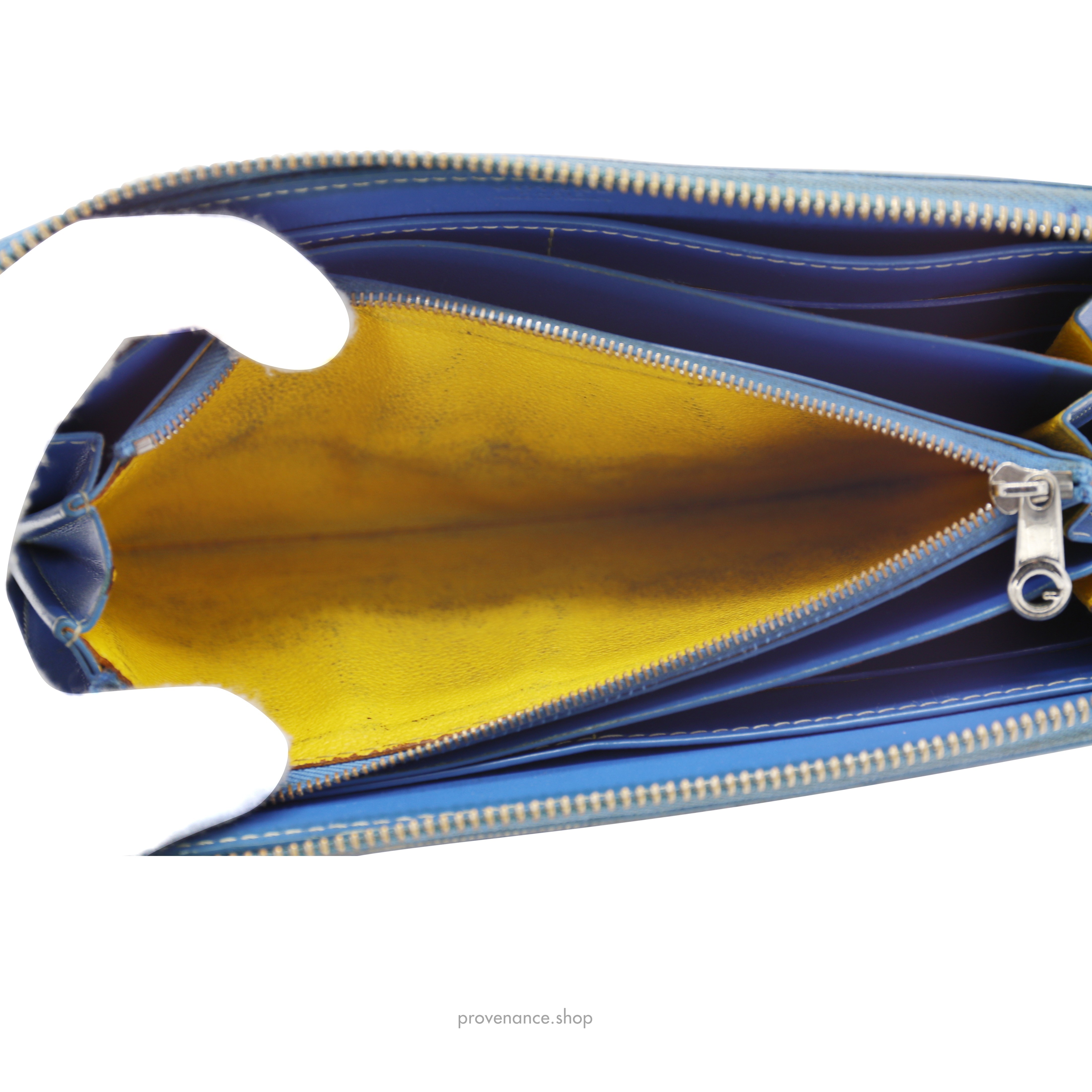 Goyard Matignon Zipped Wallet - Sky Blue Goyardine - 10