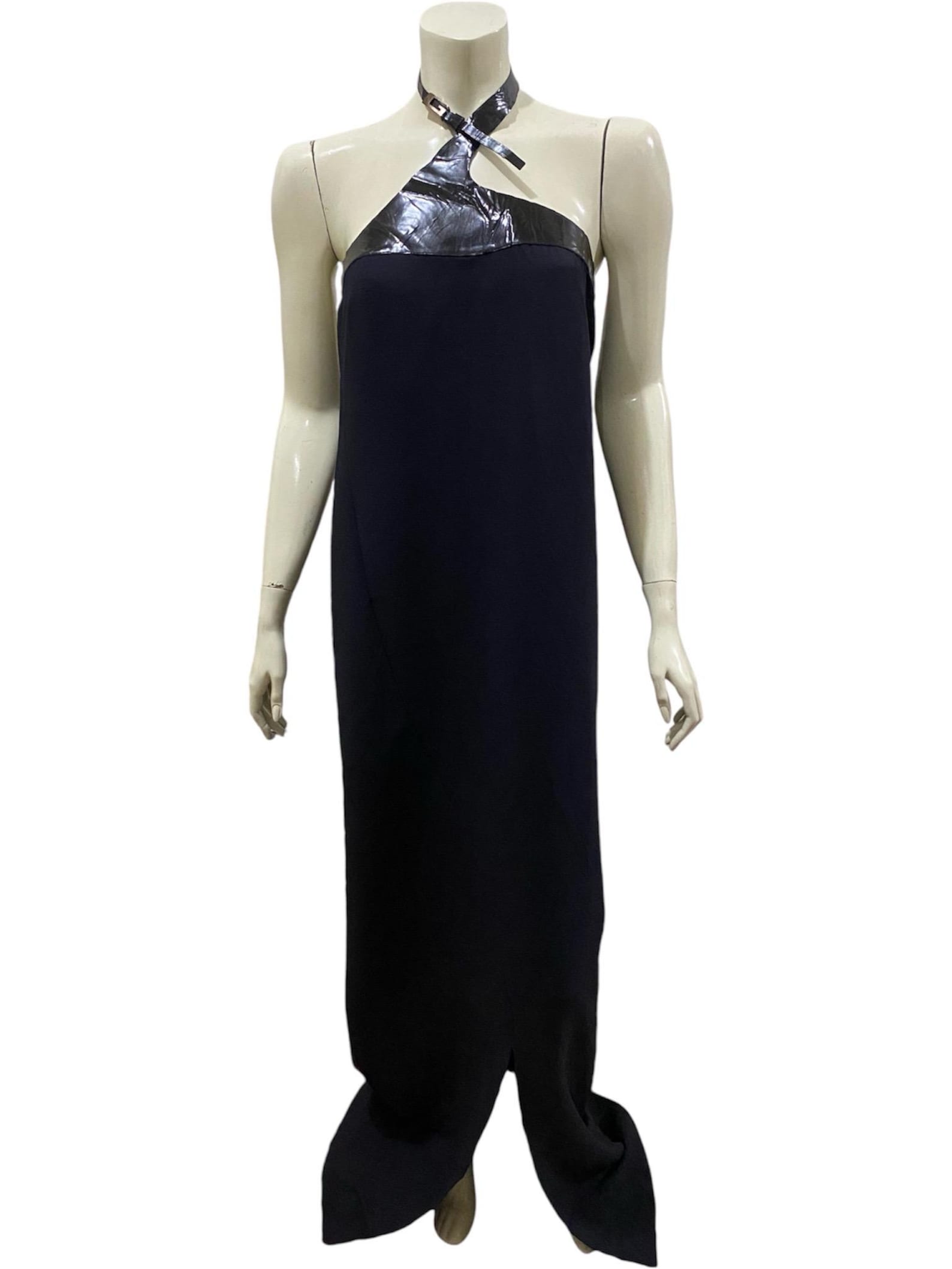 Gucci F/W 1997 Harness G Choker Gown - 2