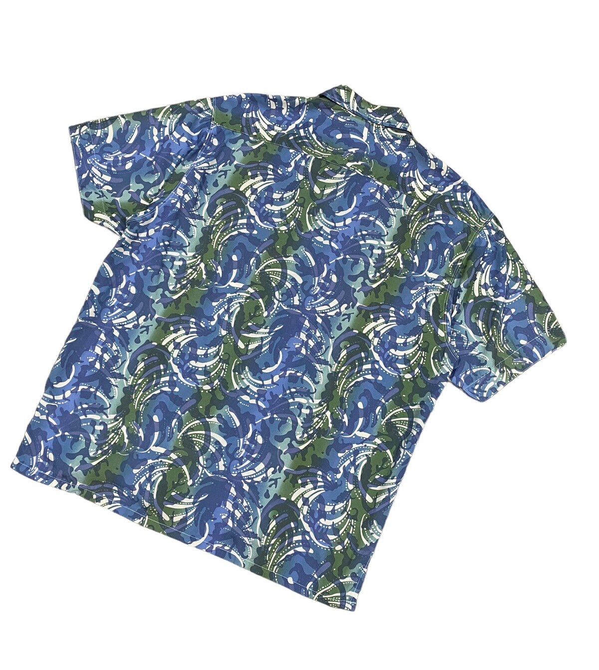 Vtg🔥Authentic Nigel Carbourn Paterned Flower Hawaii Shirt - 14