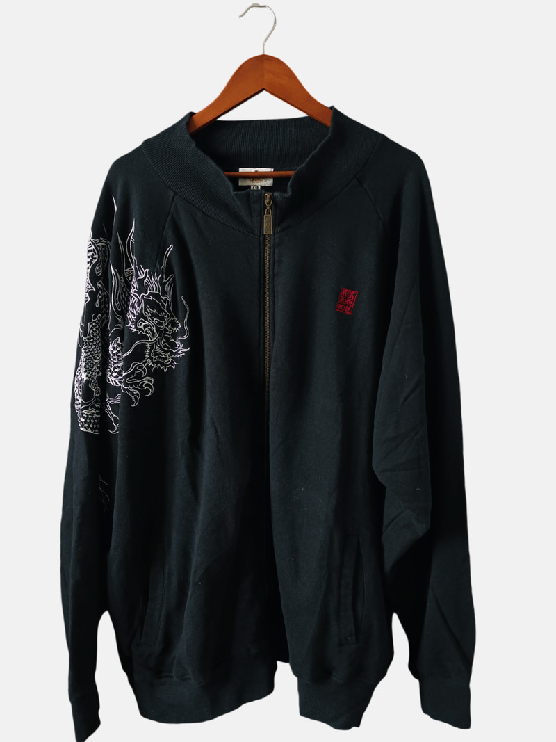 Japanese Brand - 🔥Karakuri Tamashi🔥 Dragons Embroidered Zipper Jacket - 1