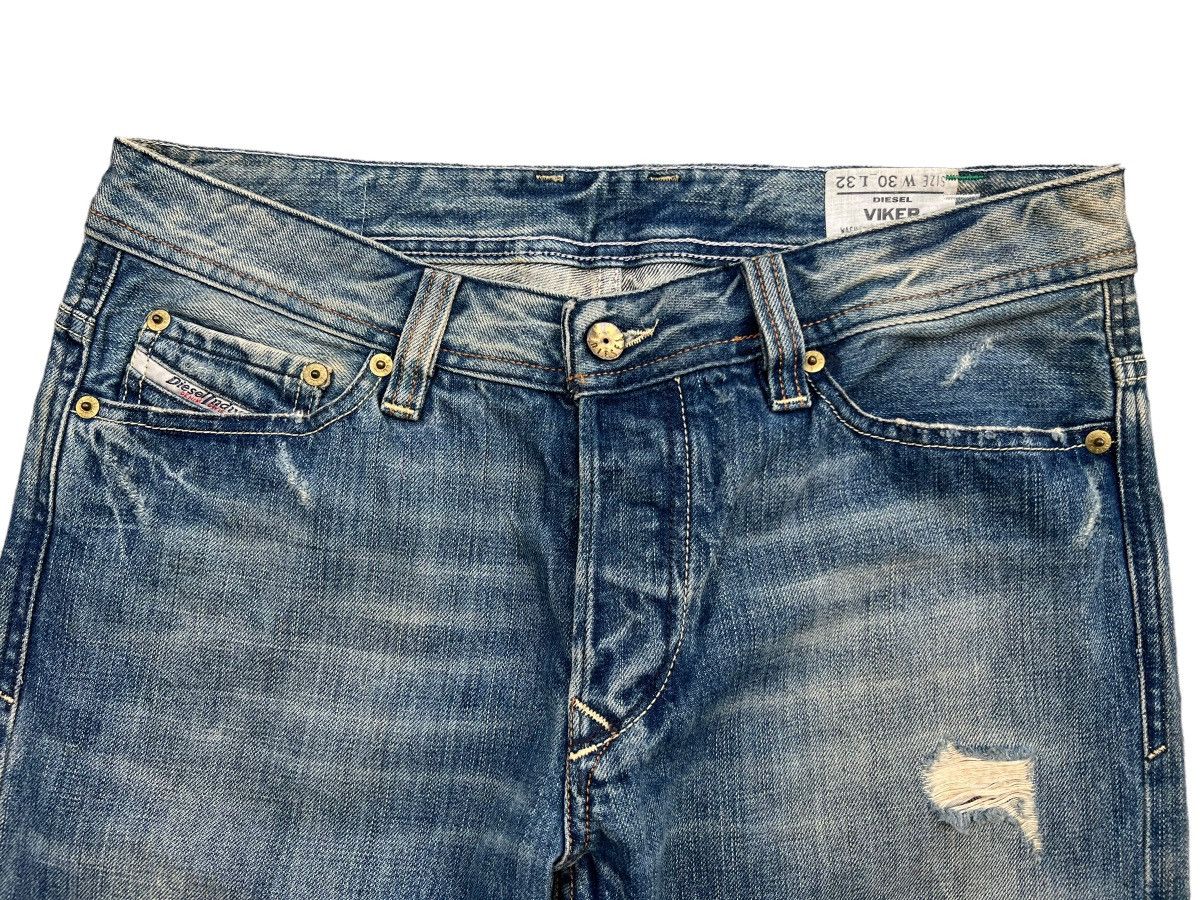 Diesel Mudwash Distressed Straightcut Denim Jeans 33x32 - 7