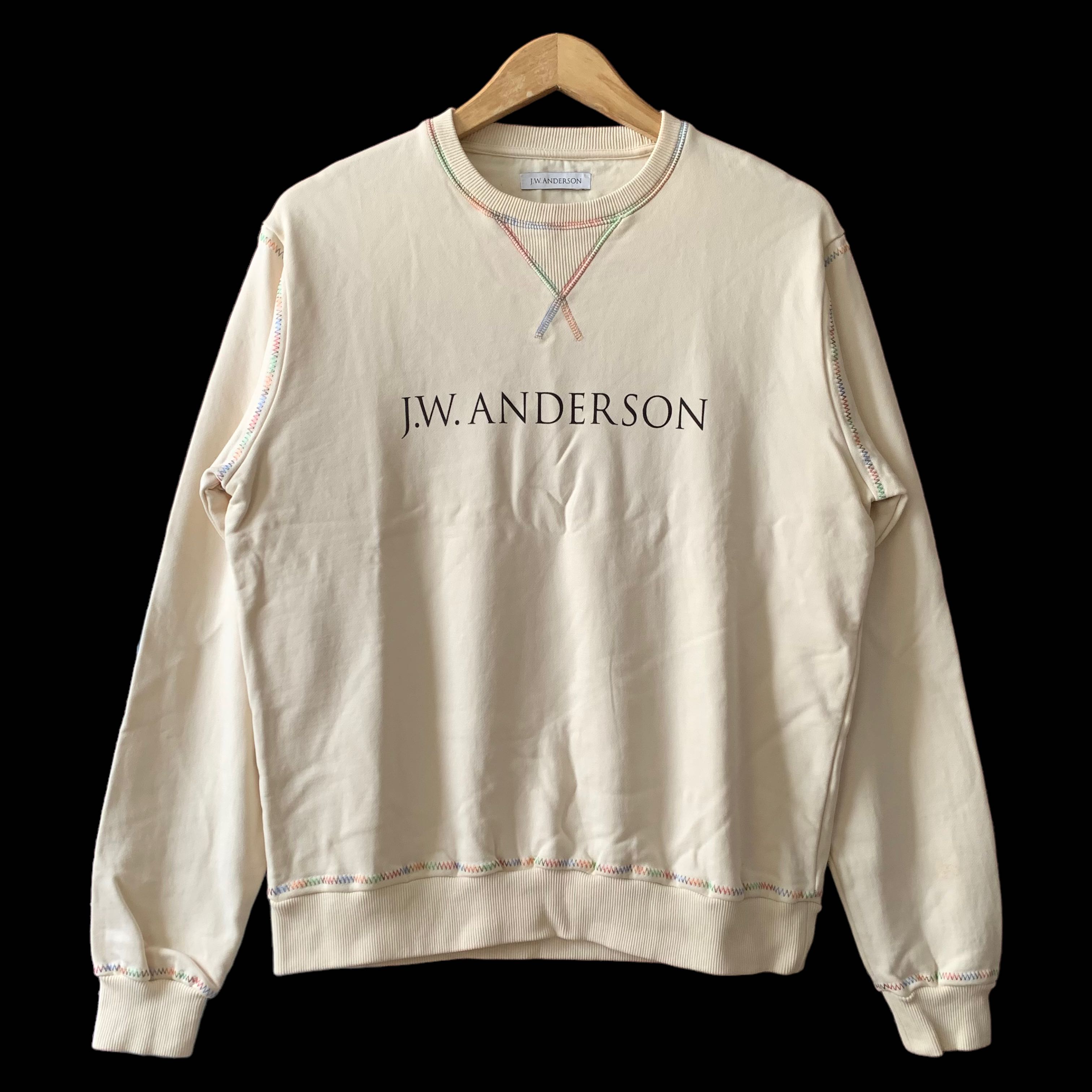 J.W Anderson Rainbow Stitching Sweatshirt - 1