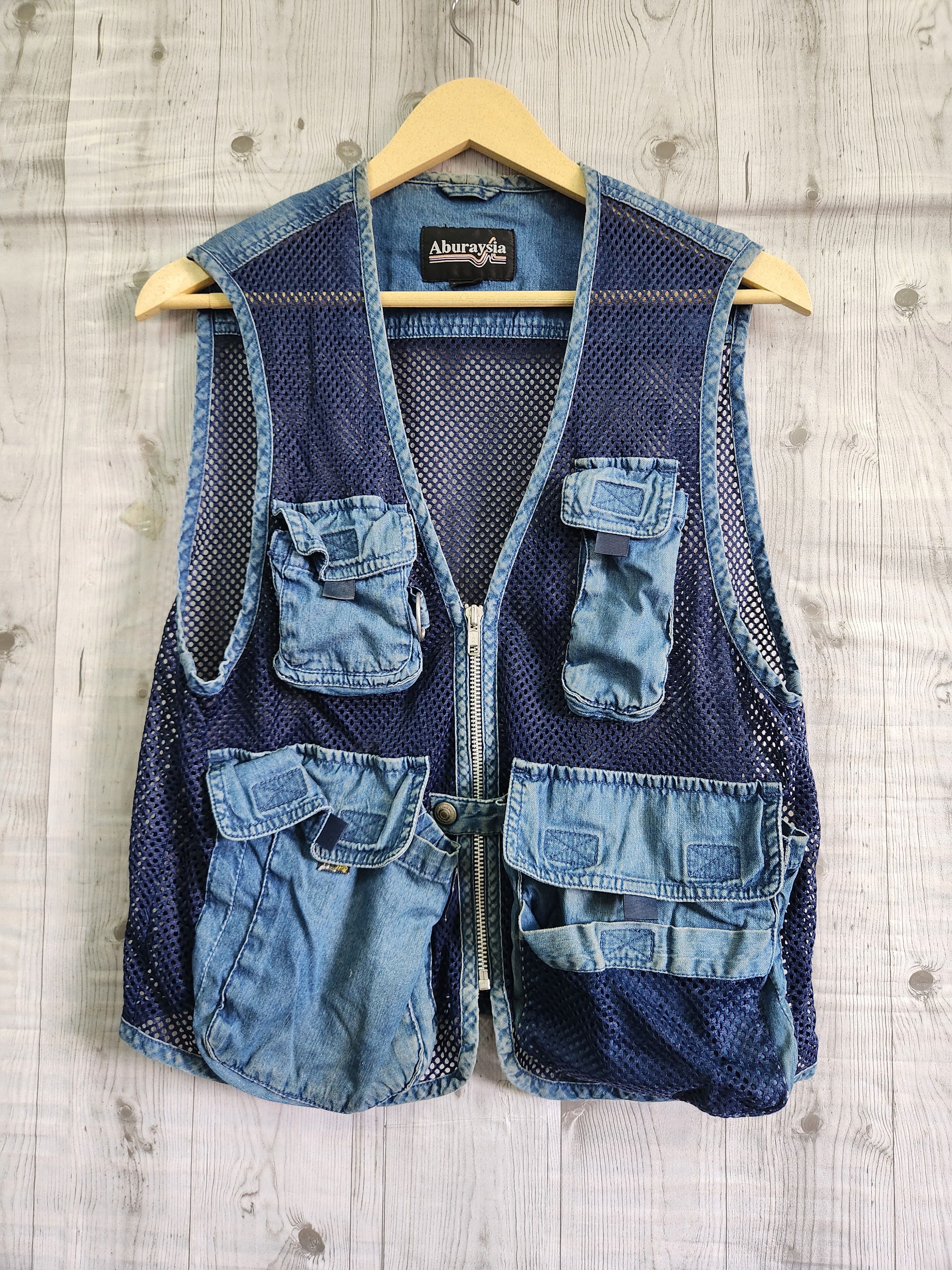 Sportswear - Mesh Jacket Aburaysia Multipockets Vest Japan - 1