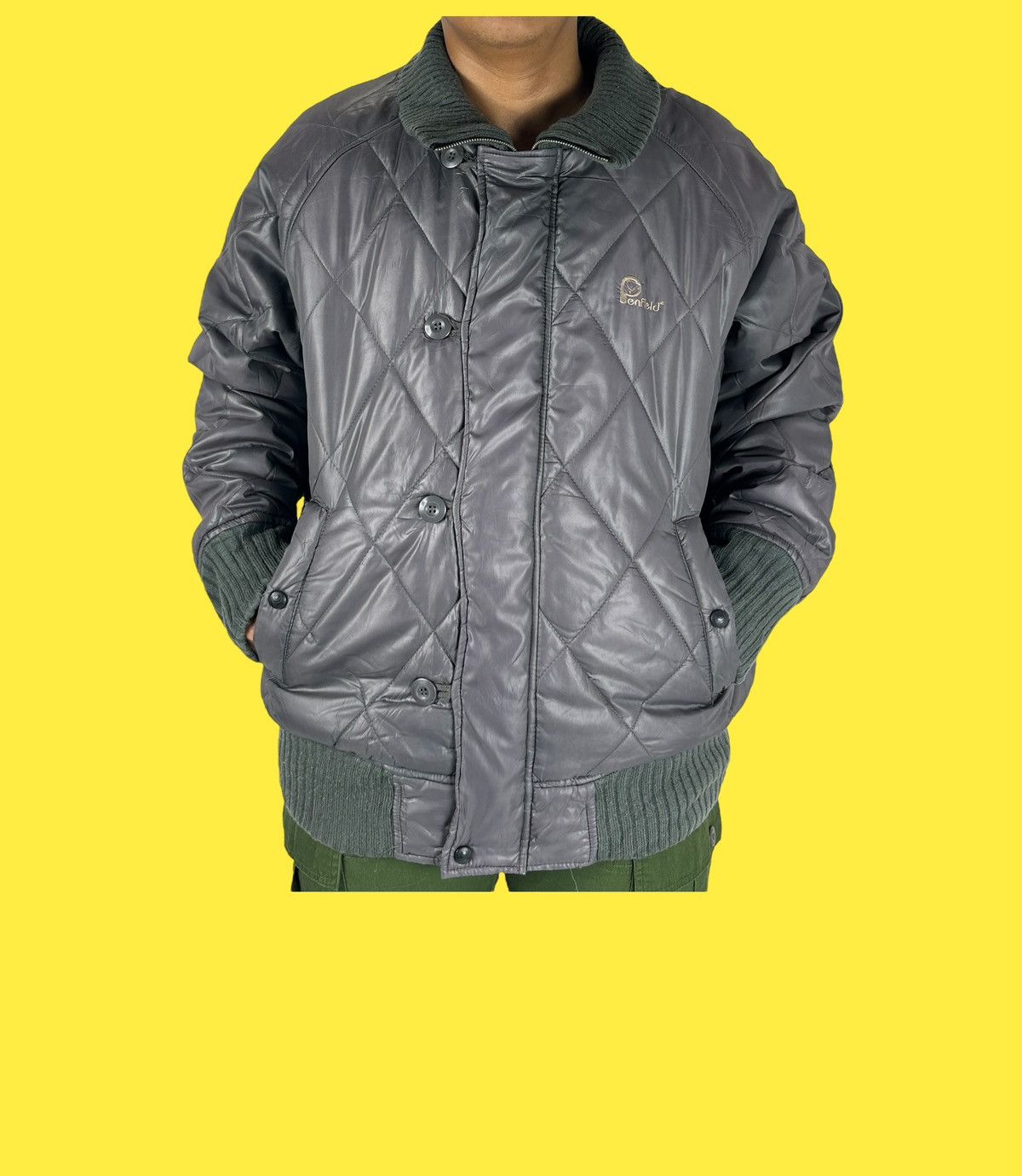 PENFIELD PUFFER JACKET BUTTON AND ZIPPER SIZE LL - 10