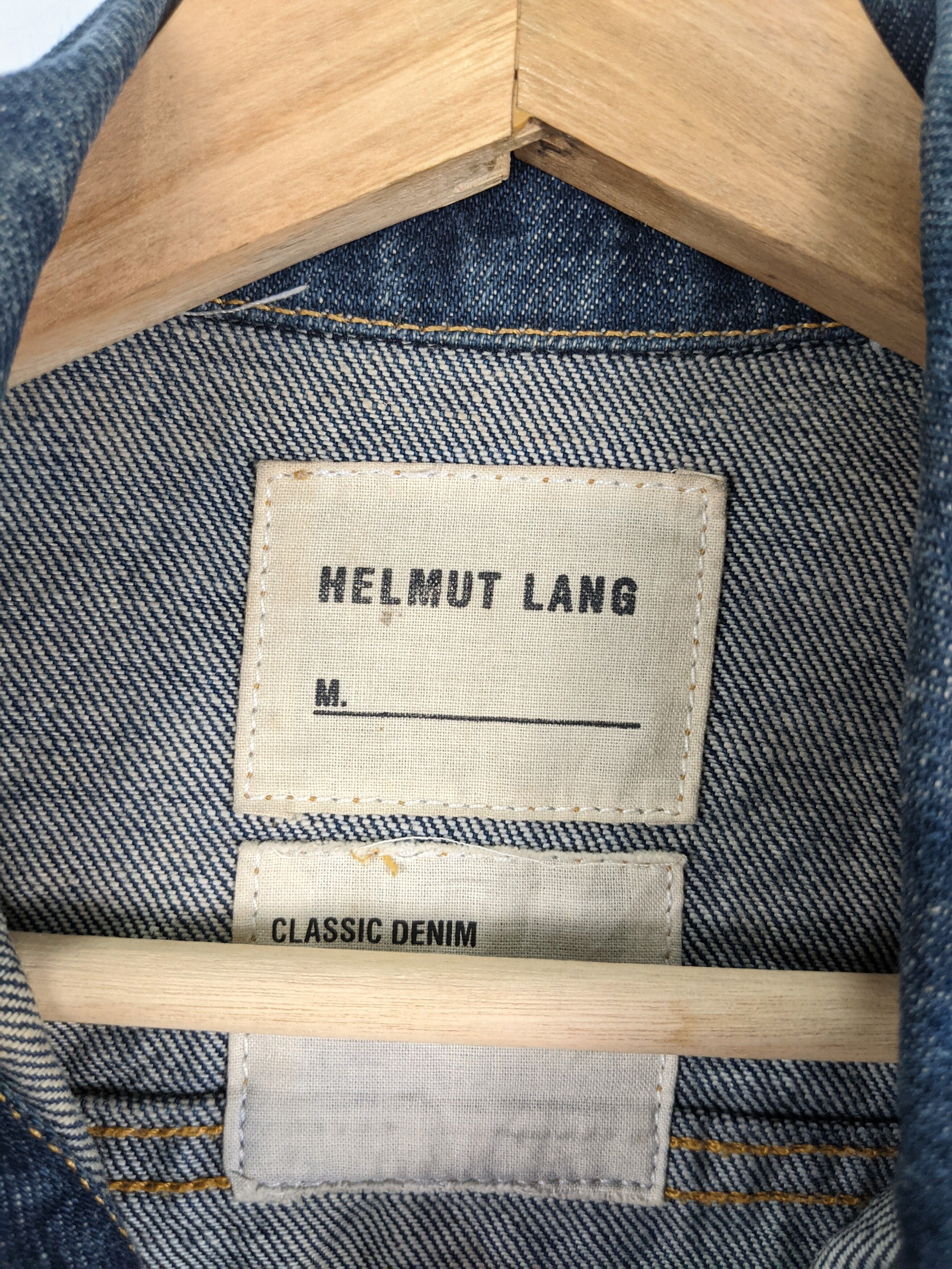 Helmut Lang Classic Denim Jeans Trucker Jacket - 3