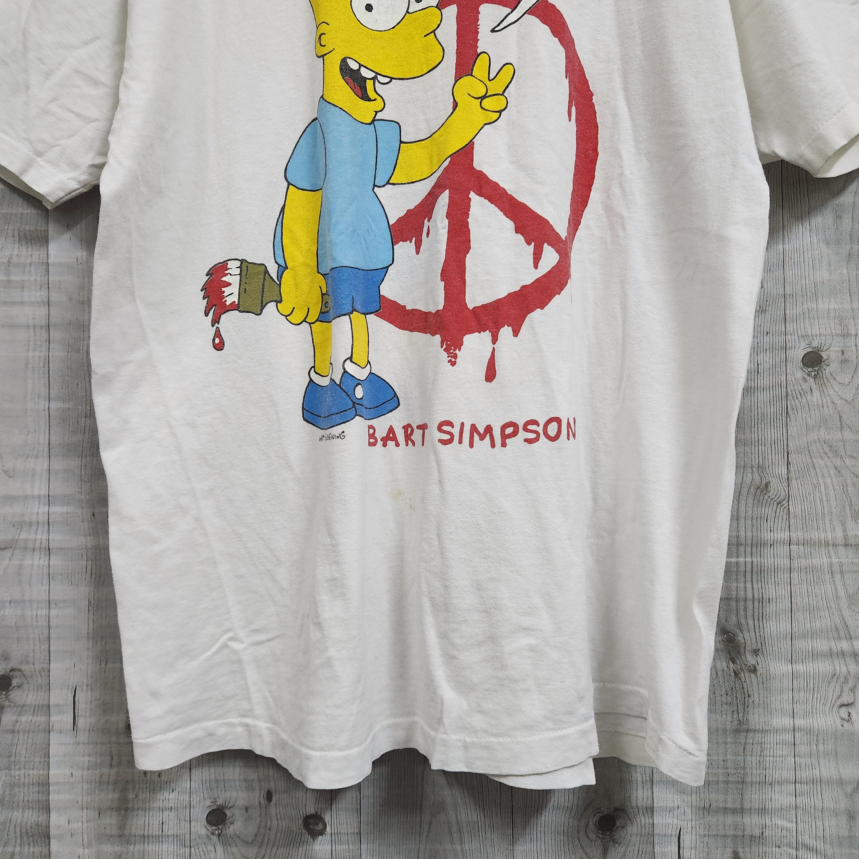 Vintage Bart Simpson Matt Groening TShirt Single Stitches - 15