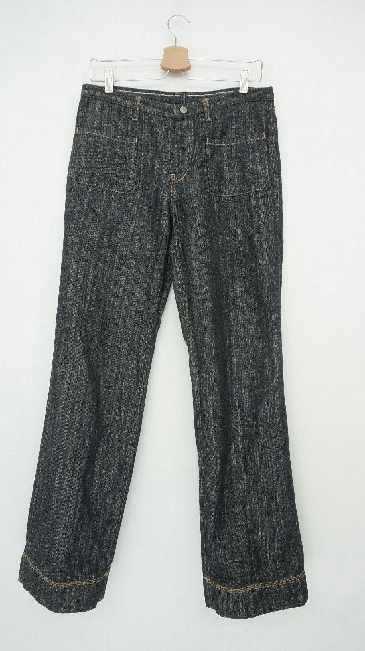 Rare Reversible OZONE ROCKS HEMPROTEX Made In Japan Jeans - 3