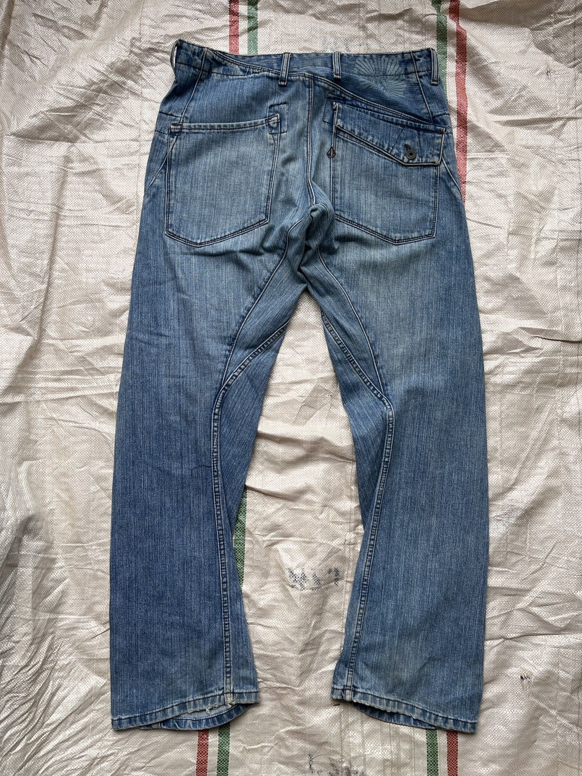 Volcom Stone Asymmetrical J Leg Denim Jeans - 19