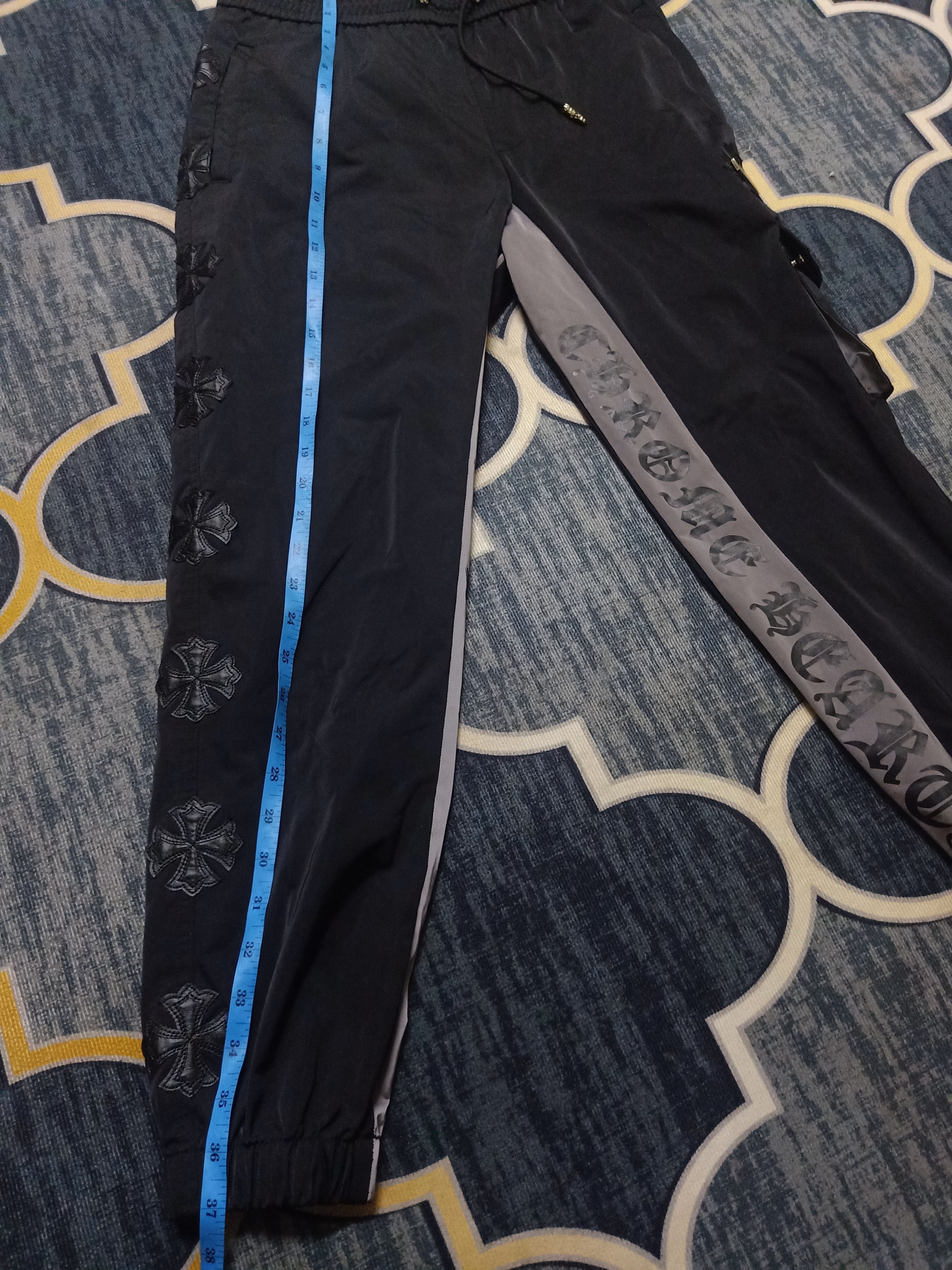 Japanese Brand - Chrome Heart Inspired pendant Track pants - 11