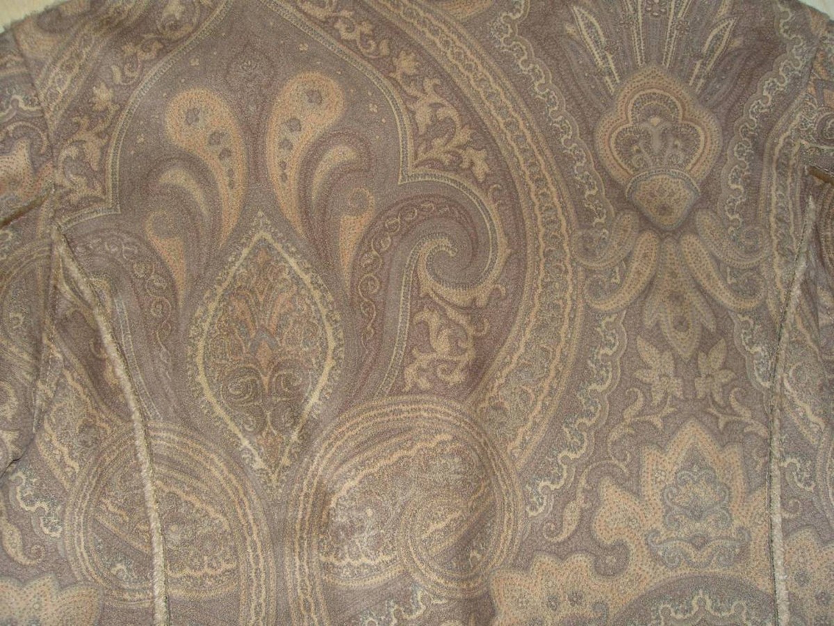 Vintage - Paisley Faux Fur Shearling Jacket - 3