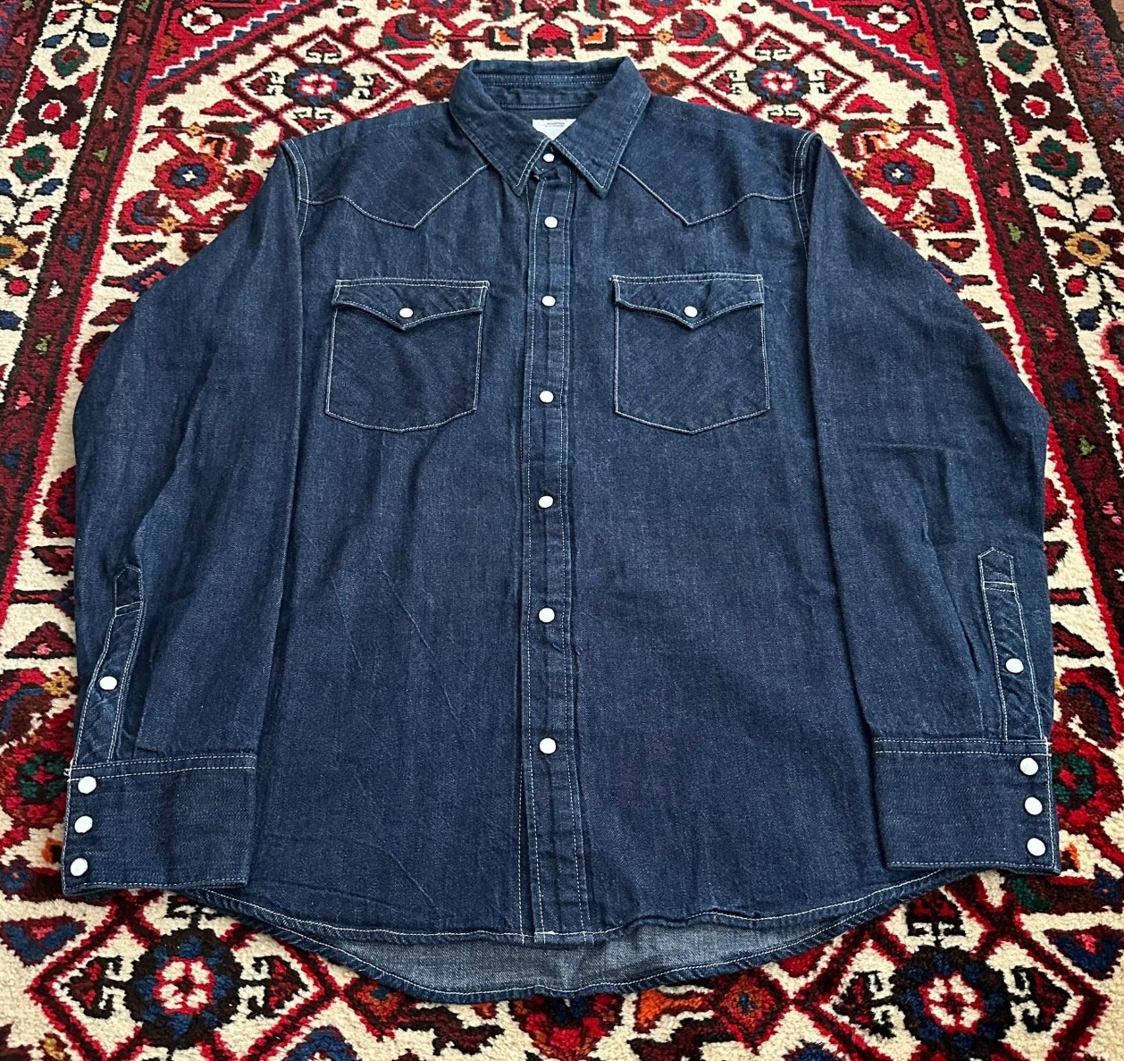 Visvim F.I.L cubism denim shirt - 3