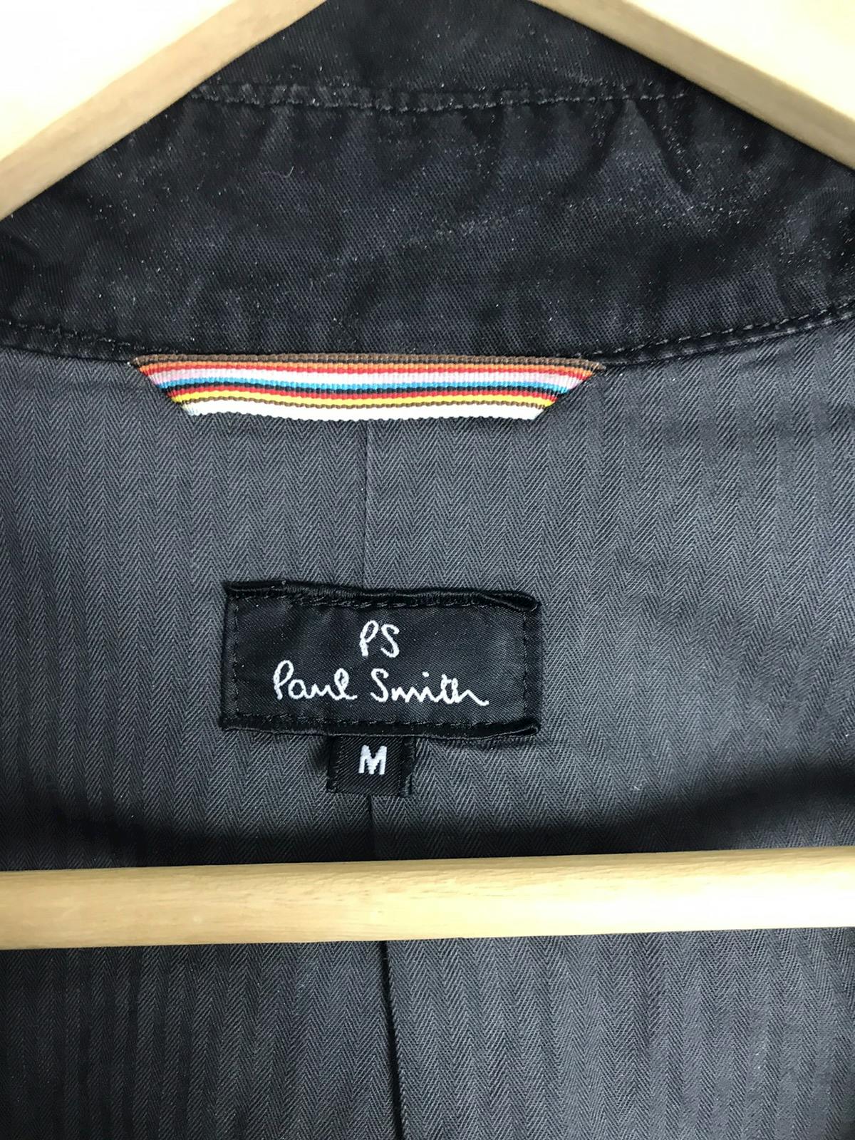 Vintage Paul Smith Overcoat Dark Jacket - 8