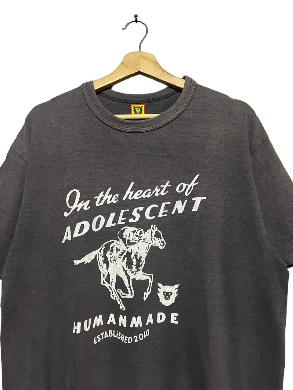 Human Made IN THE ADOLEDCENT Subfaded Loopwheel Tee - 8