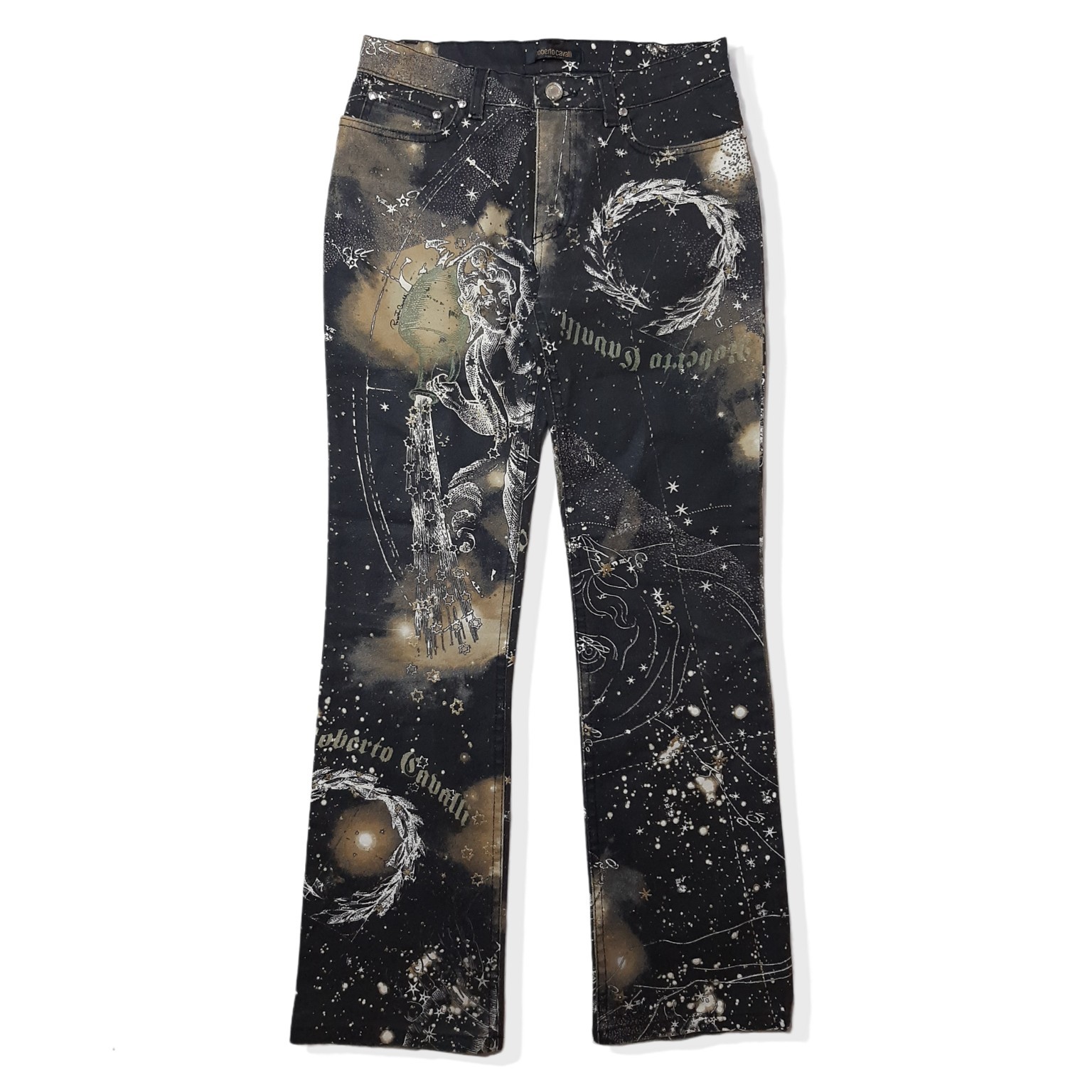 Roberto Cavalli - Galaxy prints jeans - 1