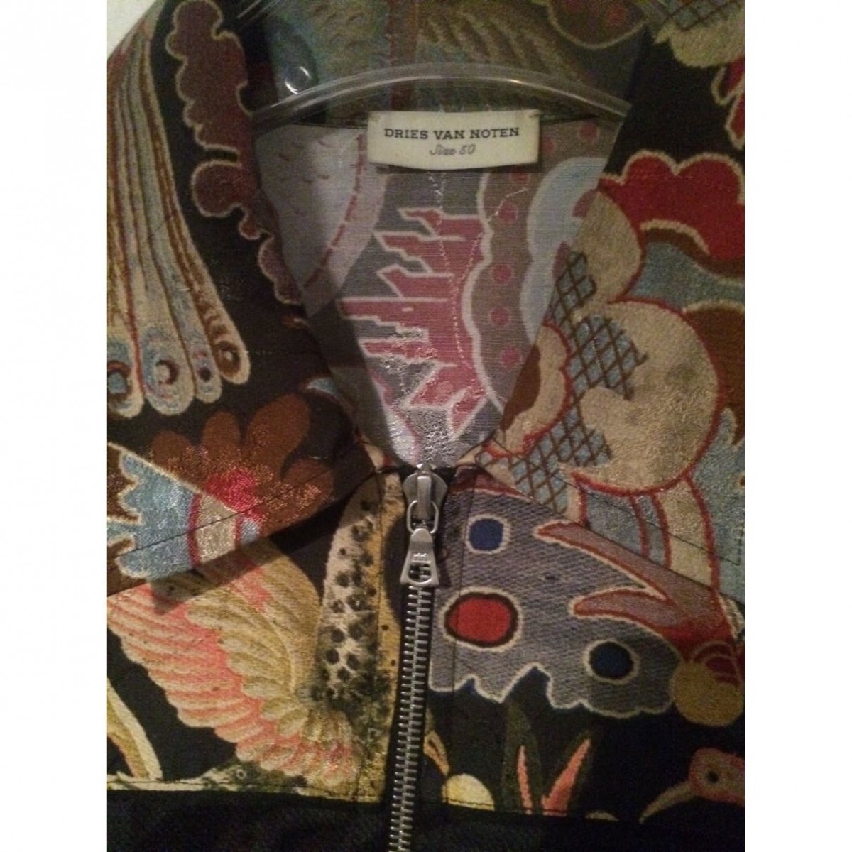 Rare Iconic Floral Pattern Motif Embroidered Bomber - 12