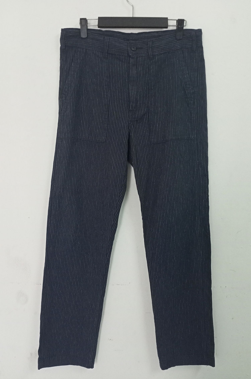 Japanese Brand - GU Striped Trouser Pants - 1