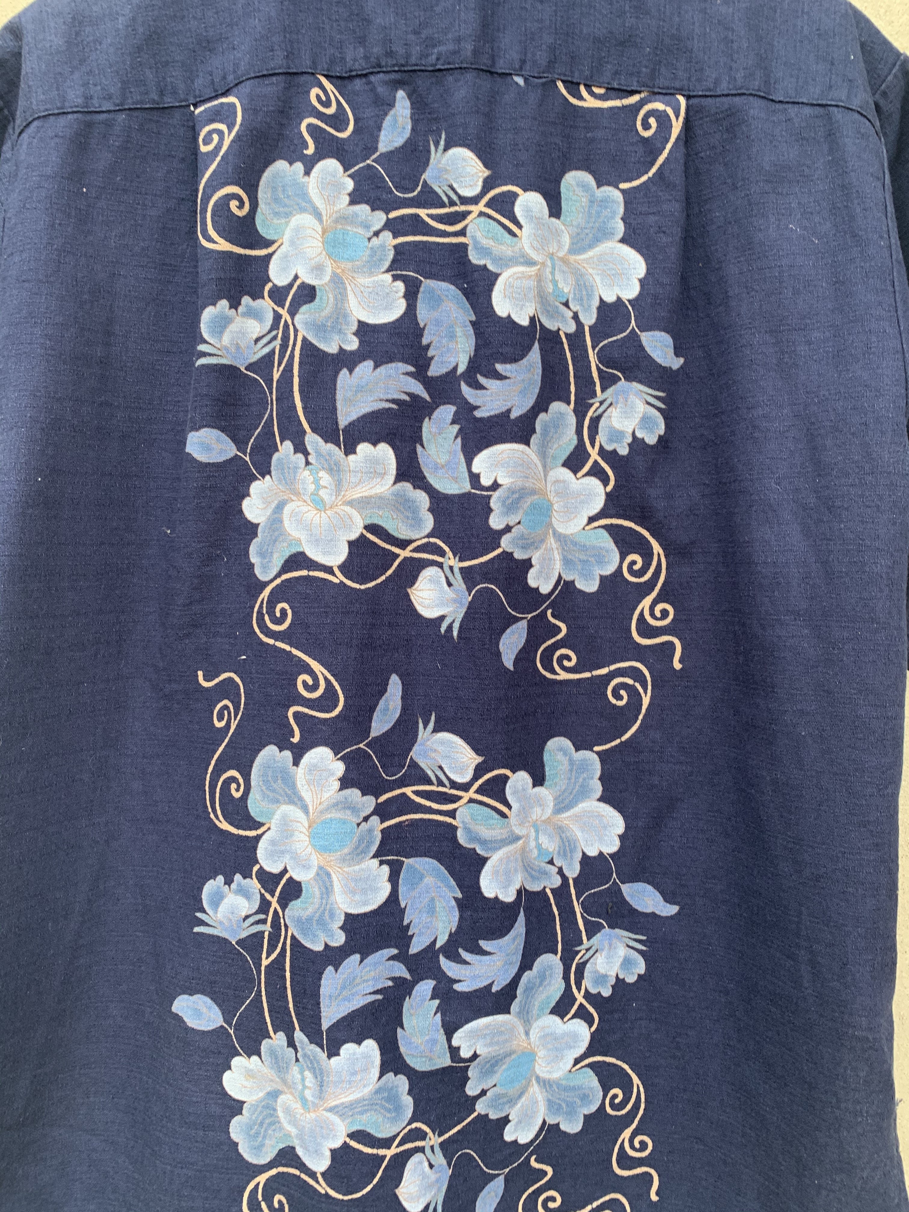 Vintage - Vintage Okinawa Floral Motive Button Shirt - 11