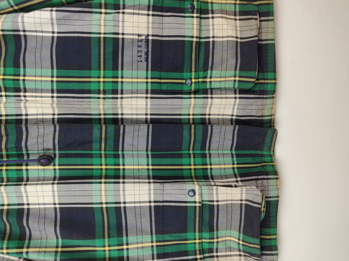 Lauren By Ralph Lauren - Vintage Lauren by Checkered Light Jacket - 3