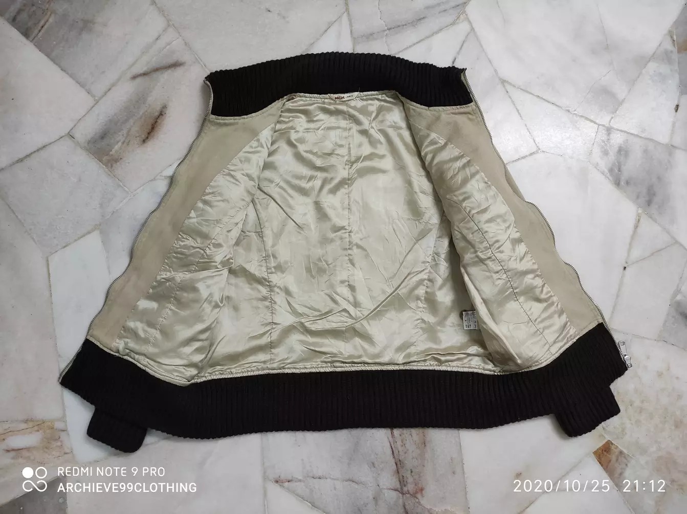 MCM Cotton wool satin lining bomber jacket - 6
