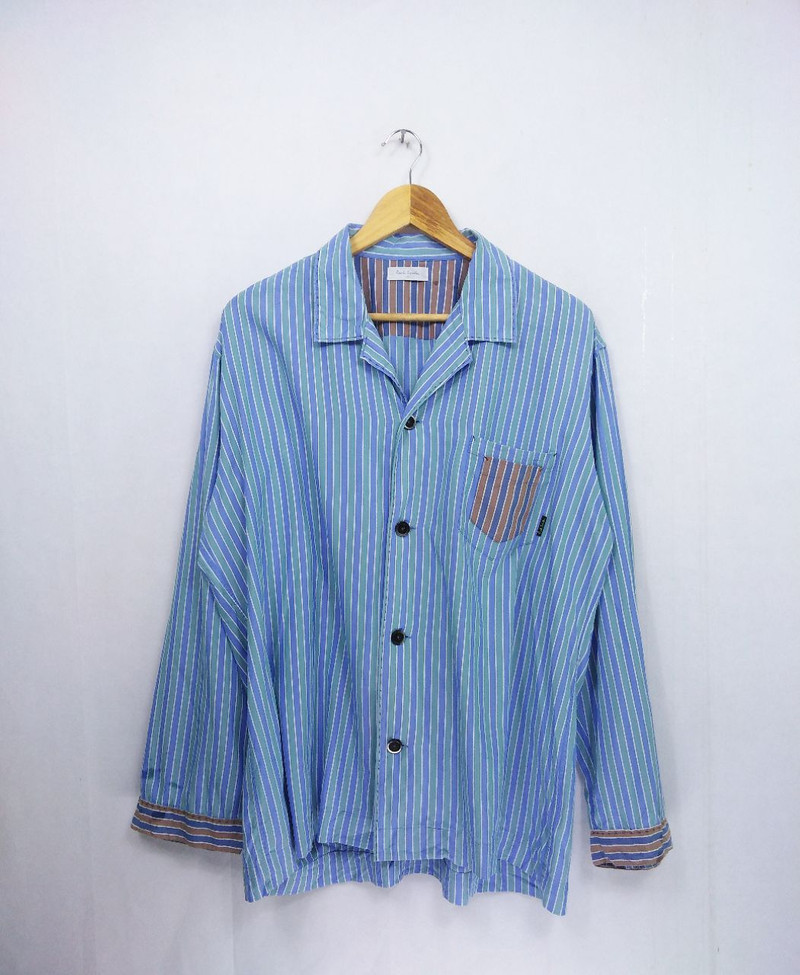 PAUL SMITH STRIPE BUTTON UP SHIRT - 1