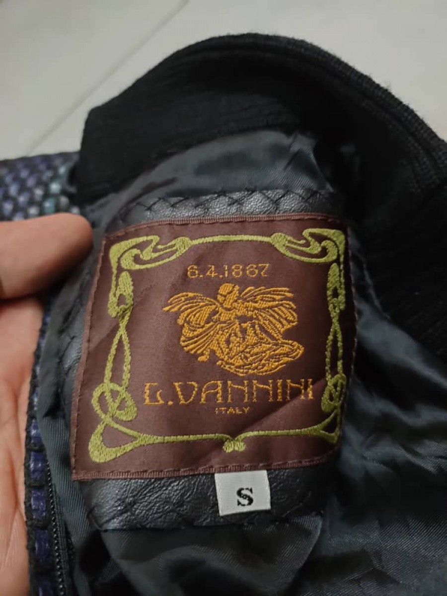 Designer - L.Vaninni Leather Sweater - 5