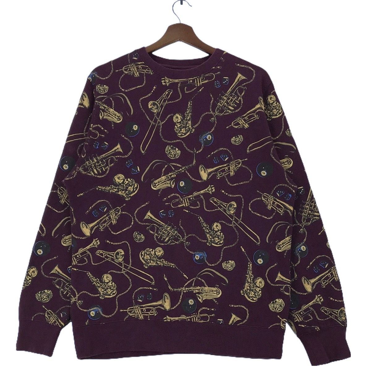 STUSSY Crewneck Sweatshirt Full Print Stussy - 1