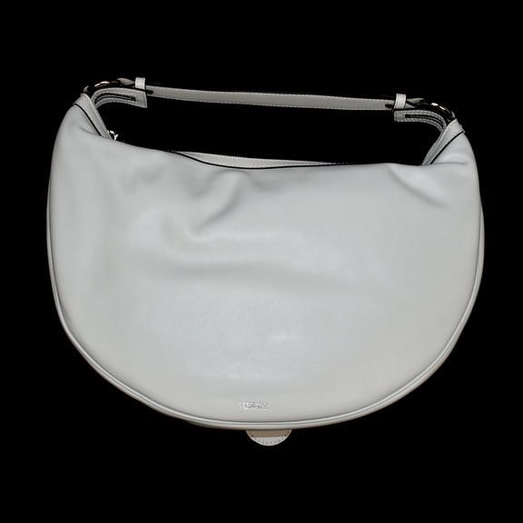 Versace White Leather Medusa Logo Hobo Bag - 5