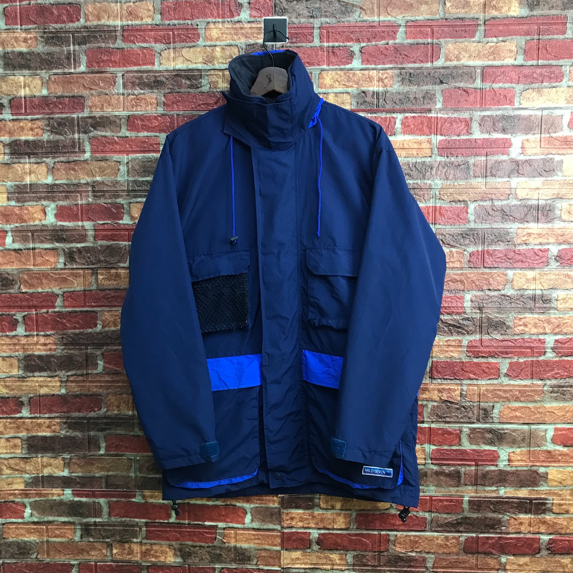 Vintage Mild-seven outdoor survival jacket TNF zipper - 1