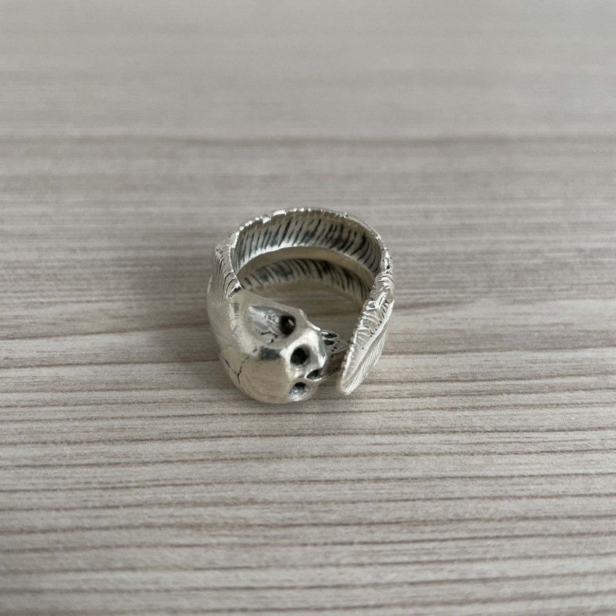 Skull and Feather Ring - 1
