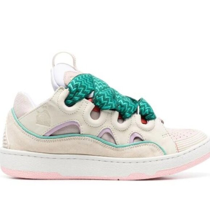 BNWT SS22 LANVIN CURB LACE UP SNEAKERS 40 - 1