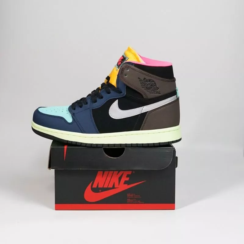 Nike Air Jordan 1 Retro Rare Color Great Quality Custom made - 3