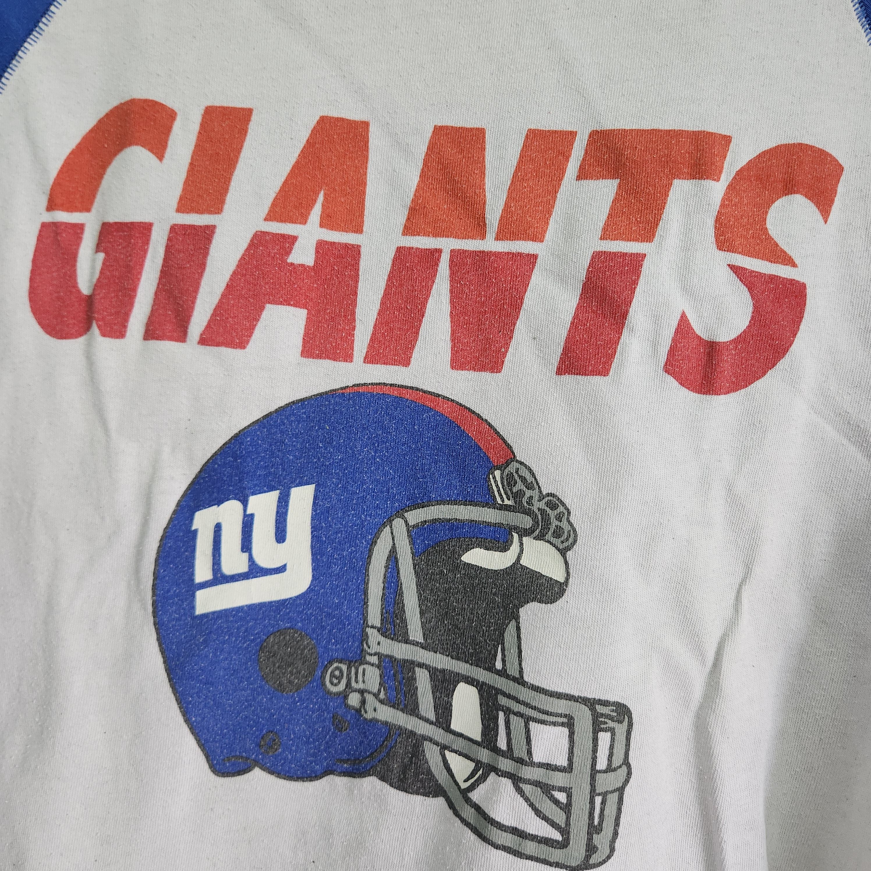 New York Giants NFL American Football Raglan TShirt - 3