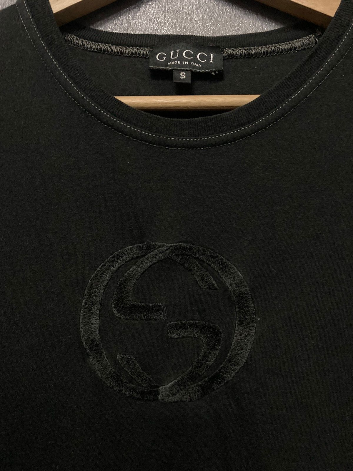 Gucci Embroidery Big Logo Shirt Made in Italy - 3