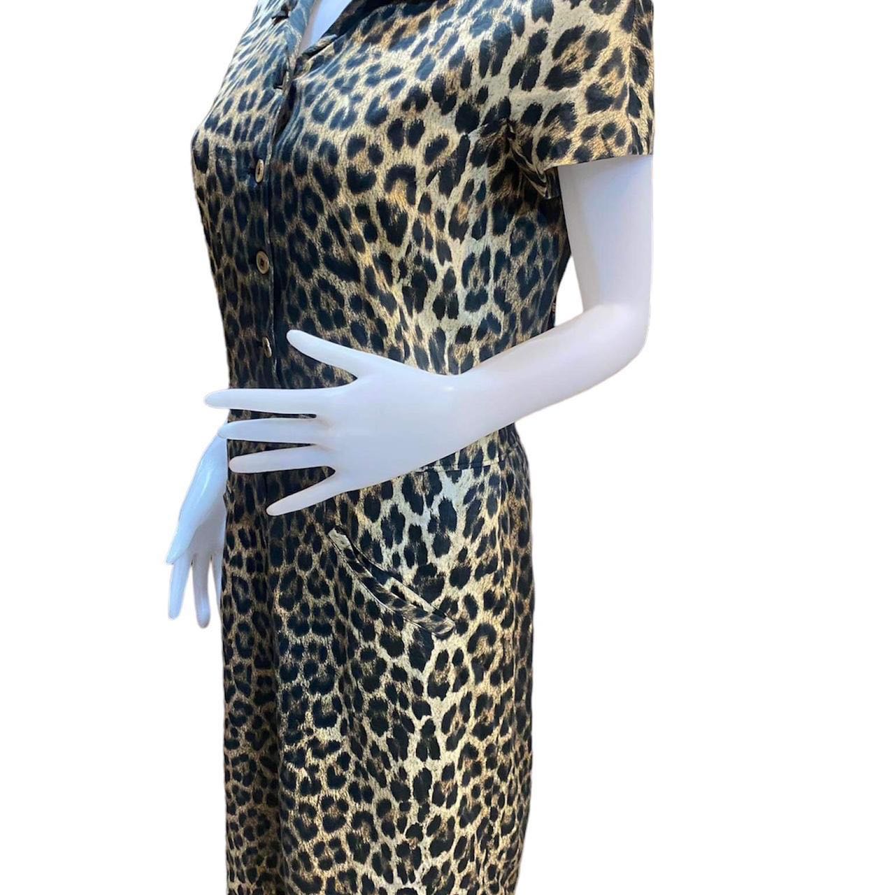 ワンピース Moschino Dress With Animal Pattern MOSCHINO Cheap and Chic Vintage Dress, Animal Print Dress