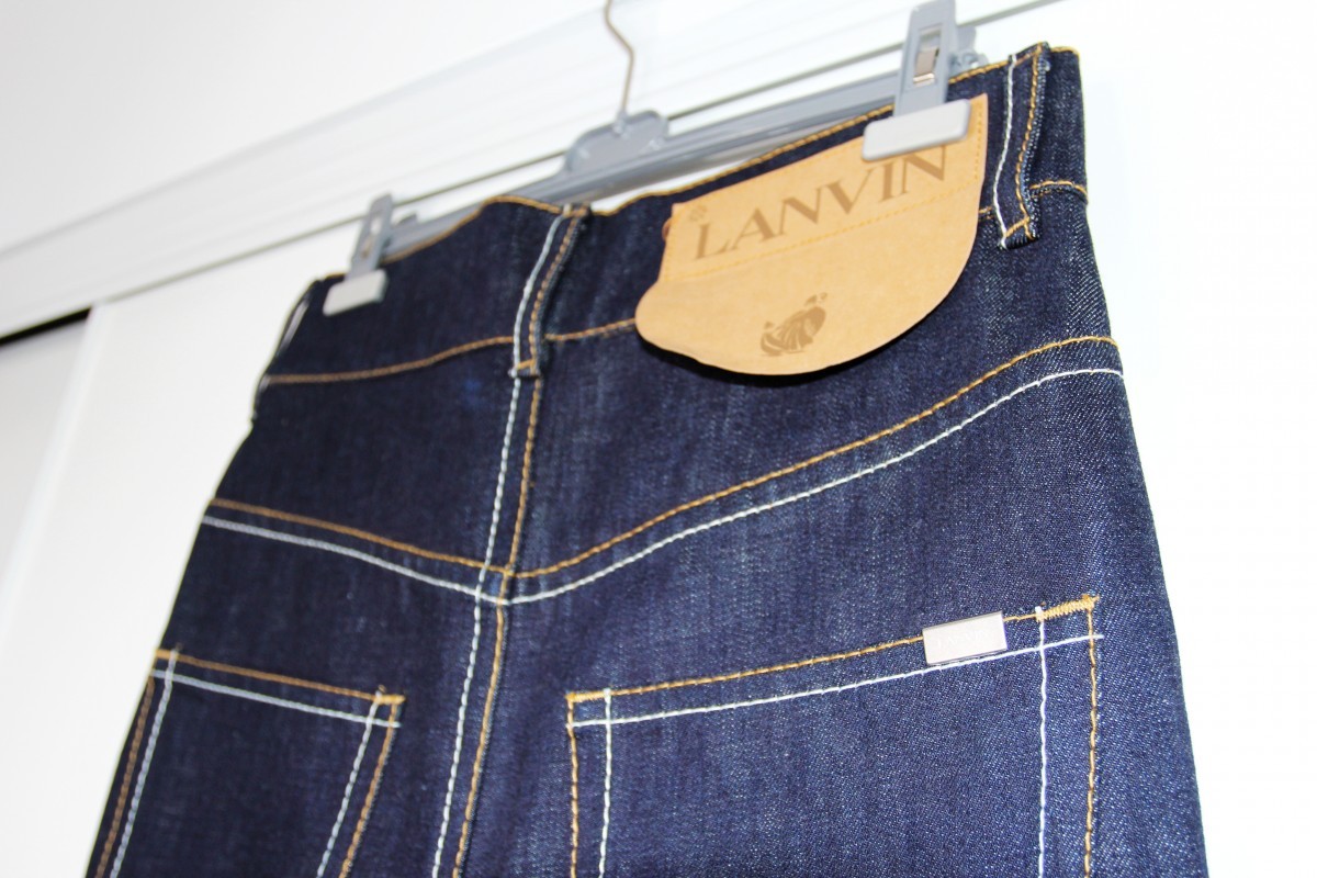 BNWT AW20 LANVIN DROP CROTCH JEANS 30 - 8