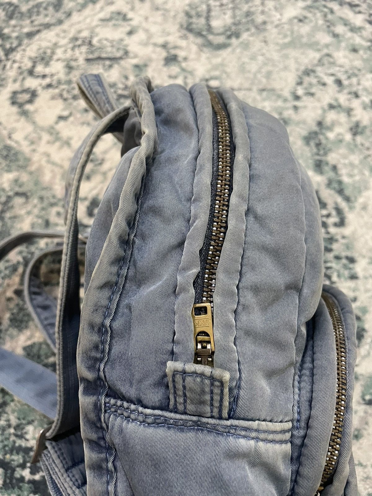 Porter Blue Pocket Label Luggage Label Nylon Paded Bag Pack - 17