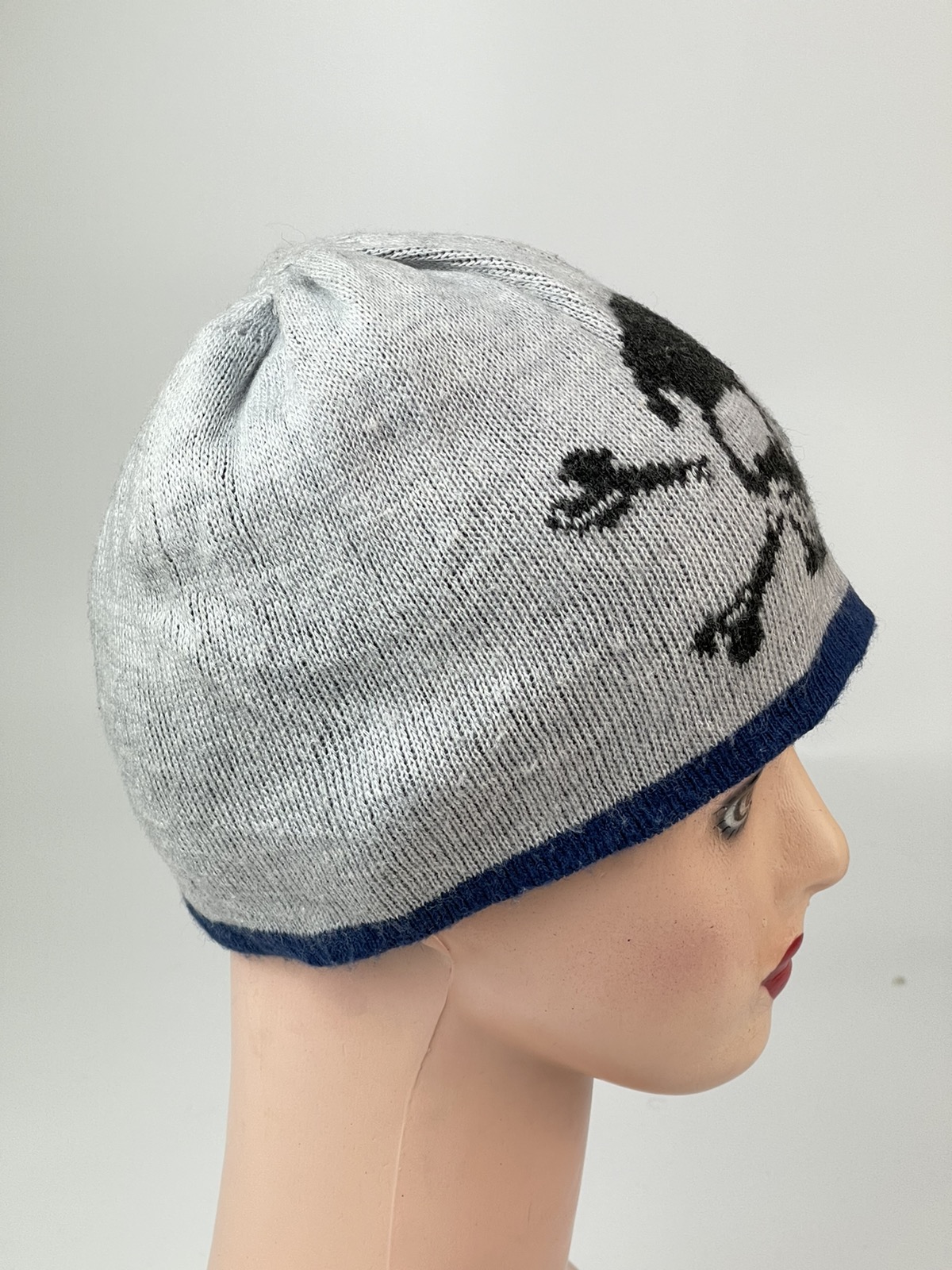 Japanese Brand - Skull Crossbone Beanie Hats Snow Caps - 4