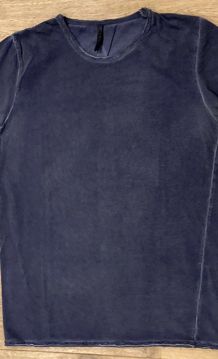 Giorgio Brato - Distressed Blue Washed T-Shirt S M - 5