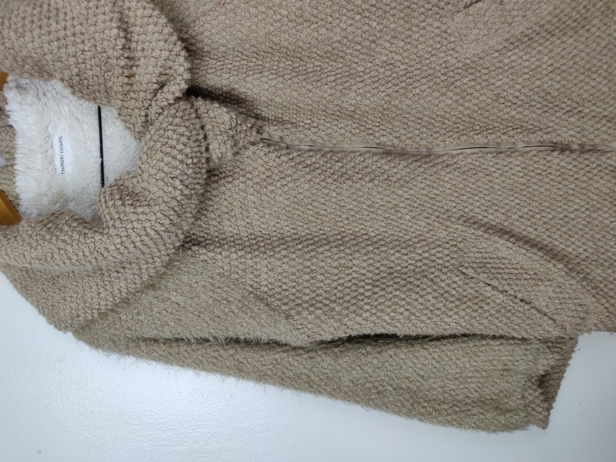 Designer - Woven Long Coat Winter Jacket - 3