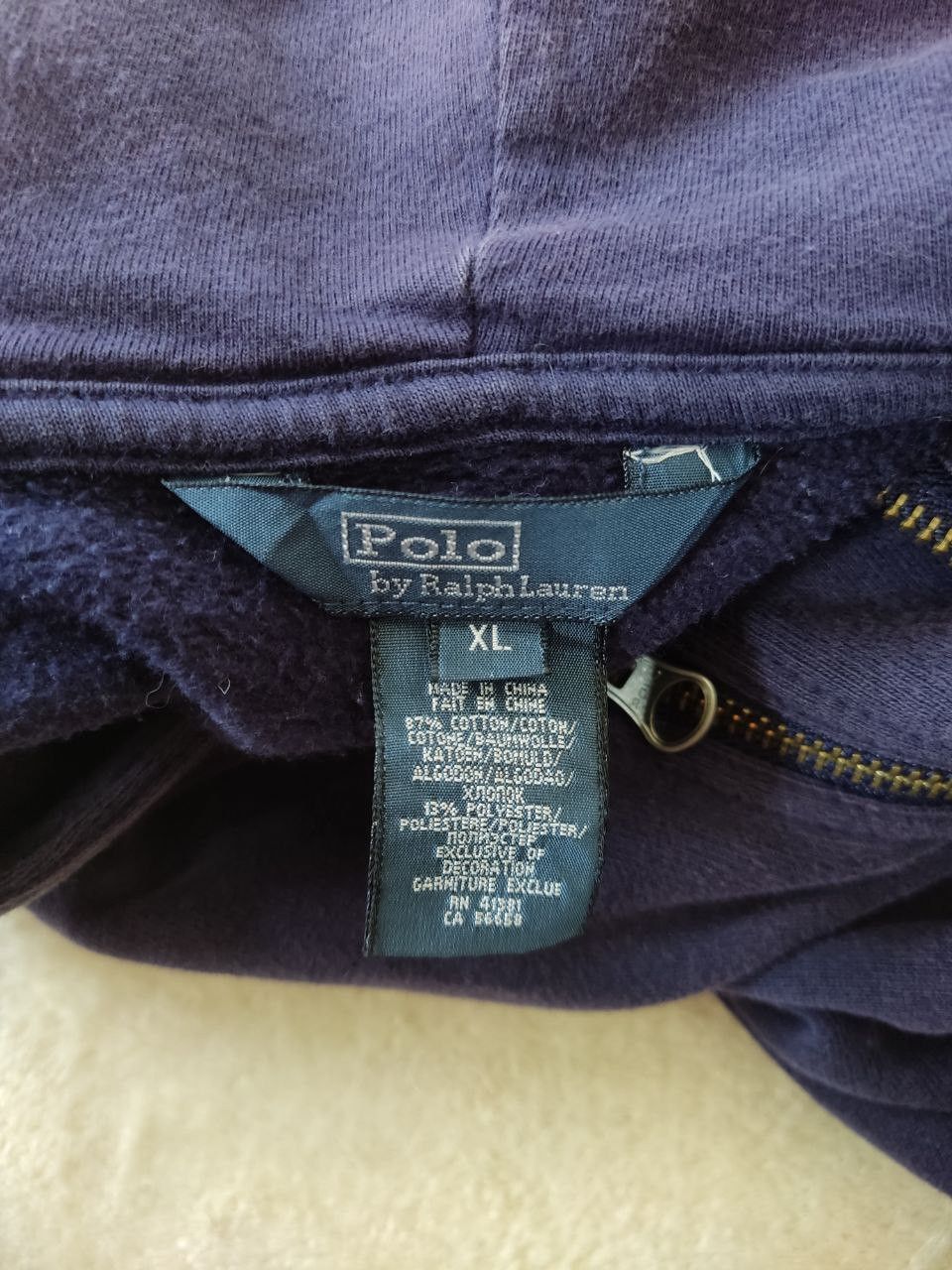 Polo Ralph Lauren Plain Zipper Hoodie - 6